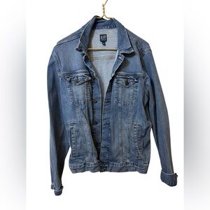 Gap | denim blue jean jacket large